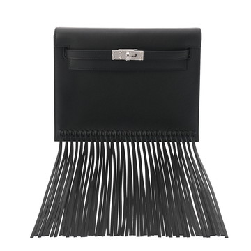 エルメス ケリー ダンス フリンジ ブラック ヴォースイフト レディース バッグ 【未使用】【bag】
