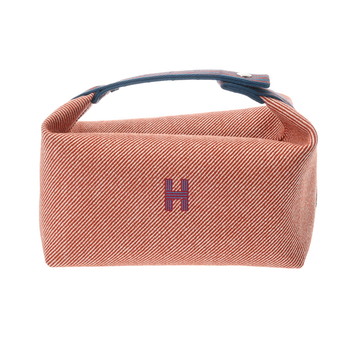 エルメス ブリッド ア ブラック GM Hナッテ ポーチ トメット キャンバス レディース バッグ 【中古】【bag】