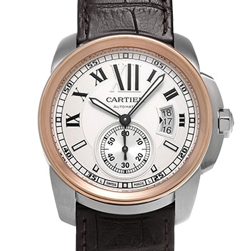 カルティエ カリブル ドゥ カルティエ W7100039 シルバー メンズ 時計 【中古】【wristwatch】