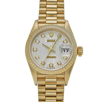 ロレックス デイトジャスト 79178G シルバーコンピュータ/ダイヤモンド レディース 時計 【中古】【wristwatch】