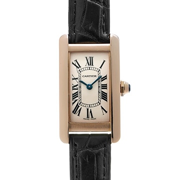 カルティエ タンク アメリカン SM W2607456 シルバー レディース 時計 【中古】【wristwatch】