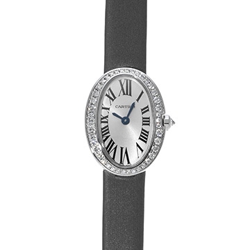 カルティエ ミニベニュワール WB520027 シルバー レディース 時計 【中古】【wristwatch】