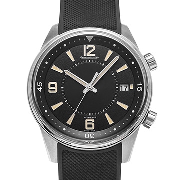 ジャガー ルクルト ポラリス デイト Q9068670 ブラック メンズ 時計 【中古】【wristwatch】