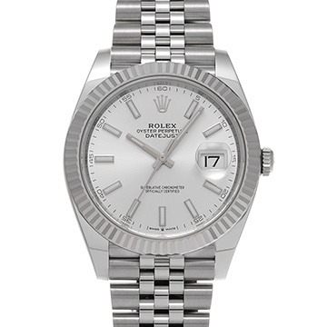 ロレックス デイトジャスト 41 126334 シルバー メンズ 時計 【中古】【wristwatch】