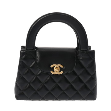 シャネル ミニ ショッピング ブラック AS4416 シャイニークランブルカーフスキン レディース バッグ 【未使用】【bag】