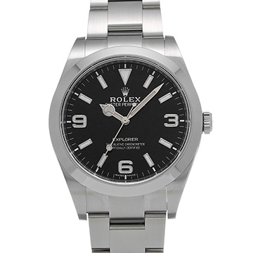 ロレックス エクスプローラー 214270 ブラック メンズ 時計 【中古】【wristwatch】