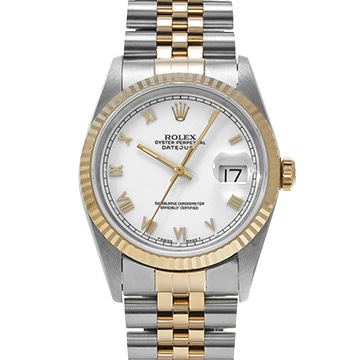 ロレックス デイトジャスト 16233 ホワイト メンズ 時計 【中古】【wristwatch】