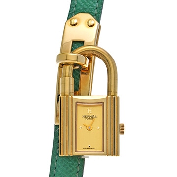 エルメス ケリーウォッチ KE1.201 ホワイト レディース 時計 【中古】【wristwatch】