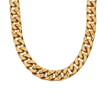 ルイ ヴィトン コリエ LV チェーンリンクス ゴールド M00304 メタル レディース ジュエリー 【中古】【jewelry】