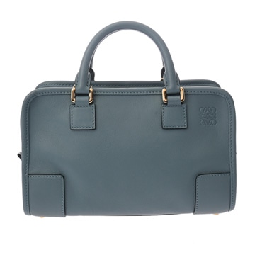 ロエベ アマソナ 23 2WAY ストーンブルー 352.30.N71 レザー レディース バッグ 【中古】【bag】