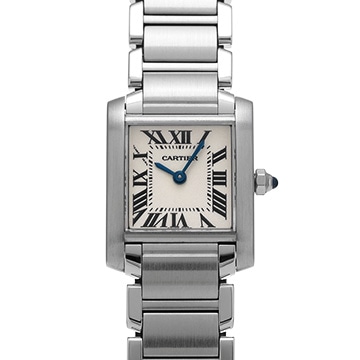 カルティエ タンクフランセーズ SM　 W51008Q3 シルバー レディース 時計 【中古】【wristwatch】