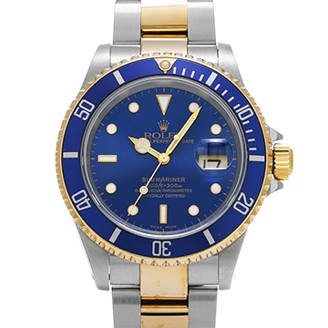 ロレックス サブマリーナ デイト 16613 ブルー メンズ 時計 【中古】【wristwatch】