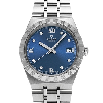チューダー / チュードル ロイヤル 28500 ブルー/ダイヤモンド メンズ 時計 【中古】【wristwatch】