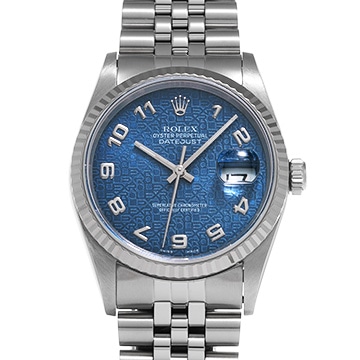 ロレックス デイトジャスト 16234 ブルーコンピュータ メンズ 時計 【中古】【wristwatch】
