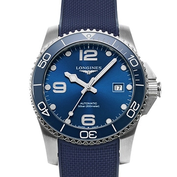 ロンジン ハイドロコンクエスト L3.781.4.96.9 ブルー メンズ 時計 【中古】【wristwatch】