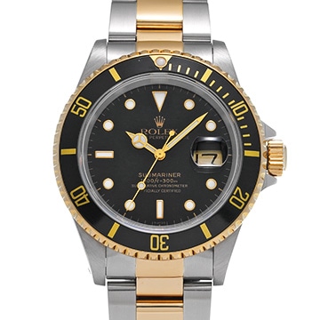 ロレックス サブマリーナ デイト 16613 ブラック メンズ 時計 【中古】【wristwatch】