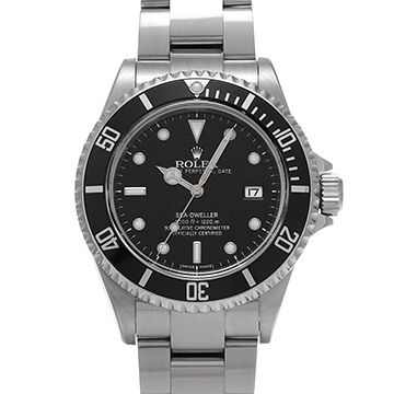 ロレックス シードゥエラー 16600 ブラック メンズ 時計 【中古】【wristwatch】