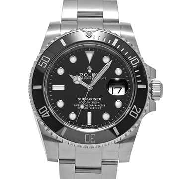 ロレックス サブマリーナ デイト 116610LN ブラック メンズ 時計 【中古】【wristwatch】
