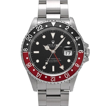 ロレックス GMTマスターII 16710 ブラック メンズ 時計 【中古】【wristwatch】