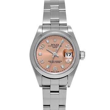 ロレックス オイスターパーペチュアル デイト 79160 ピンク レディース 時計 【中古】【wristwatch】