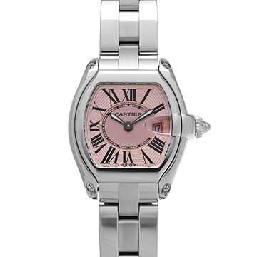 カルティエ ロードスター SM W62017V3 ピンク レディース 時計 【中古】【wristwatch】