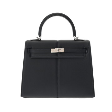 エルメス ケリー 25 外縫い パデッド キャバン ヴォースイフト レディース バッグ 【中古】【bag】