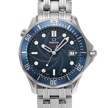 オメガ シーマスター 300 コーアクシャル 007 ジェームズボンド 2226.80 ブルー メンズ 時計 【中古】【wristwatch】