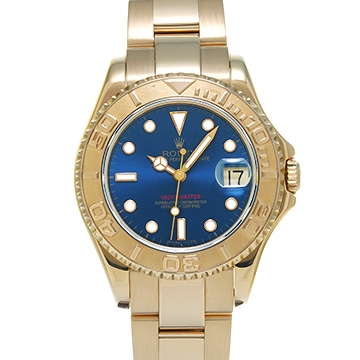 ロレックス ヨットマスター 68628 ブルー ユニセックス 時計 【中古】【wristwatch】