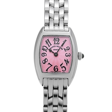 フランクミュラー トノウカーベックス プティ  2502 QZ ピンク レディース 時計 【中古】【wristwatch】