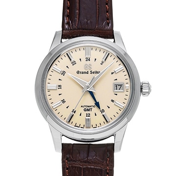 グランドセイコー ヘリテージコレクション GMT SBGM221 アイボリー メンズ 時計 【中古】【wristwatch】