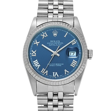ロレックス デイトジャスト 16234 ブルー メンズ 時計 【中古】【wristwatch】