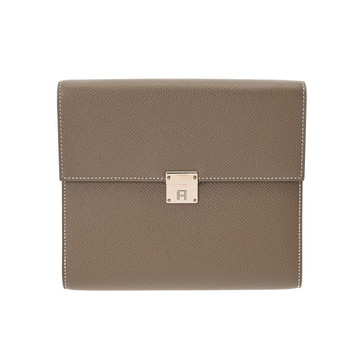 エルメス クリック16 2WAY エトゥープ ヴォーエプソン レディース バッグ 【中古】【bag】