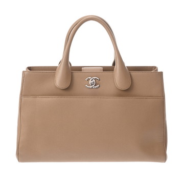 シャネル エグゼクティブトート 2WAY ベージュ A93125 キャビアスキン レディース バッグ 【中古】【bag】