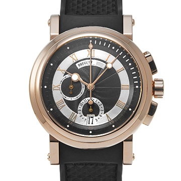 ブレゲ マリーン II クロノグラフ 5827BR/Z2/5ZU グレー メンズ 時計 【中古】【wristwatch】
