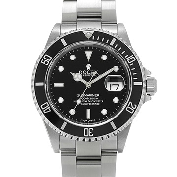 ロレックス サブマリーナ デイト 16610 ブラック メンズ 時計 【中古】【wristwatch】