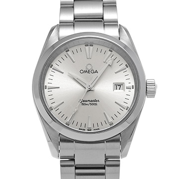 オメガ シーマスター アクアテラ クォーツ 2518.30 シルバー メンズ 時計 【中古】【wristwatch】