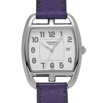 エルメス ケープコッド CT1.710 ホワイト メンズ 時計 【中古】【wristwatch】