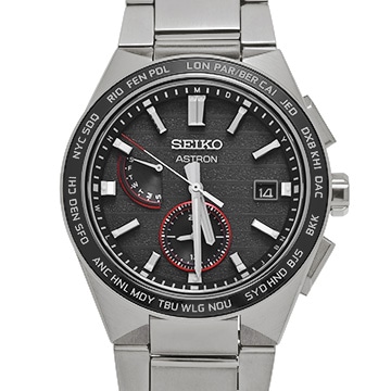 セイコー アストロン ネクスター SBXY075 ブラック メンズ 時計 【中古】【wristwatch】
