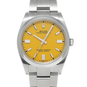 ロレックス オイスターパーペチュアル 36 126000 イエロー メンズ 時計 【中古】【wristwatch】