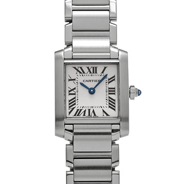 カルティエ タンクフランセーズ SM　 W51008Q3 シルバー レディース 時計 【中古】【wristwatch】