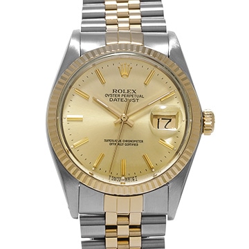 ロレックス デイトジャスト 16013 シャンパン メンズ 時計 【中古】【wristwatch】