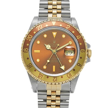 ロレックス GMTマスターII 16713 ブラウン メンズ 時計 【中古】【wristwatch】