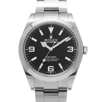 ロレックス エクスプローラー 214270 ブラック メンズ 時計 【中古】【wristwatch】