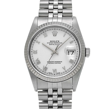 ロレックス デイトジャスト 16234 ホワイト メンズ 時計 【中古】【wristwatch】