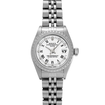 ロレックス オイスターパーペチュアル デイト 69240 シルバータペストリー レディース 時計 【中古】【wristwatch】