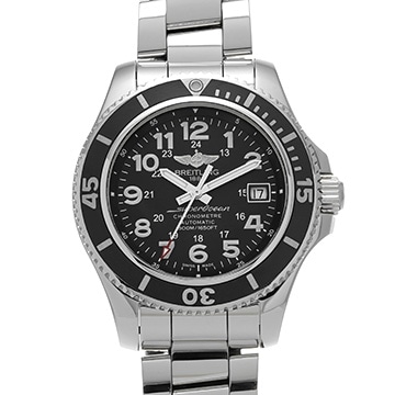 ブライトリング スーパーオーシャン II 42 A17365C9/BD67 ブラック メンズ 時計 【中古】【wristwatch】