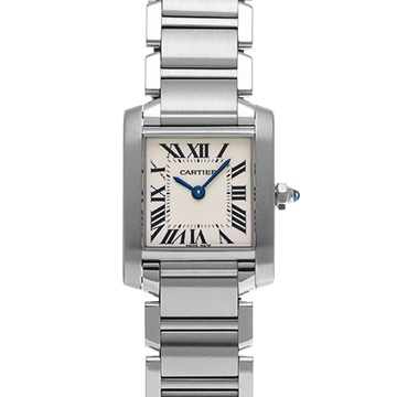 カルティエ タンクフランセーズ SM　 W51008Q3 シルバー レディース 時計 【中古】【wristwatch】