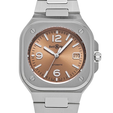 ベル＆ロス BR 05 カッパーブラウン BR05A-BR-ST/SST ブラウン メンズ 時計 【中古】【wristwatch】