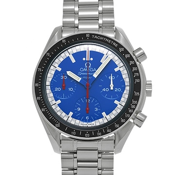 オメガ スピードマスター レーシング ミハエル・シューマッハ 3510.81 ブルー メンズ 時計 【中古】【wristwatch】