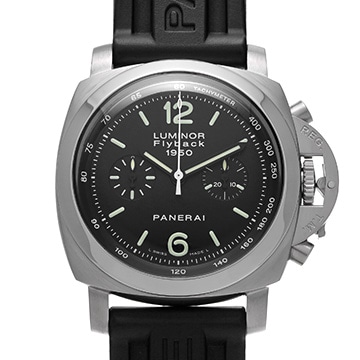 パネライ ルミノール 1950 クロノ フライバック PAM00212 ブラック メンズ 時計 【中古】【wristwatch】